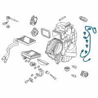 OEM Honda Odyssey Sub-Wire Harness, Heater Diagram - 32158-TK8-A00