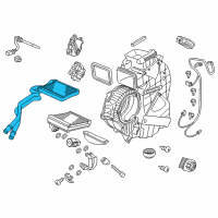 OEM 2015 Honda Odyssey Core, Heater Diagram - 79211-TK8-A41