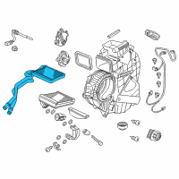 OEM 2016 Honda Odyssey Core, Heater Diagram - 79211-TK8-A41