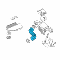 OEM 1996 Pontiac Sunfire Duct-Air Cleaner Outlet Diagram - 24575436