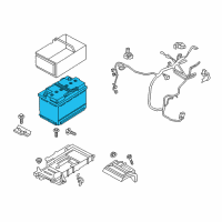 OEM Ford Battery Diagram - BXT-48H6-610