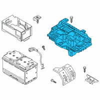 OEM Hyundai Tray Assembly-Battery Diagram - 37150-S8100