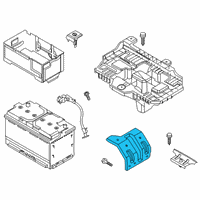 OEM 2022 Hyundai Palisade Stay Battery-UPR Diagram - 37130-S8000