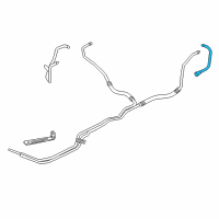 OEM 2020 Chevrolet Suburban Cooler Pipe Diagram - 84183292