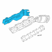 OEM 2004 Infiniti Q45 Cover-Exhaust Manifold Diagram - 16590-AR21A