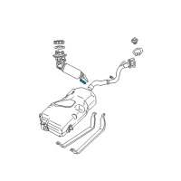 OEM Chrysler PT Cruiser Levl Unit-Fuel Diagram - 68027671AC