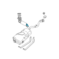 OEM Chrysler PT Cruiser Fuel Water Separator Filter Diagram - 5017081AA