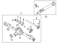 OEM 2004 Nissan Titan Ring-Snap Diagram - 01541-0001U