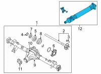 OEM Nissan Frontier Shaft Assembly PROPELLER Diagram - 37000-9BT1A