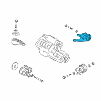 OEM Acura NSX Rubber, Rear Engine Mounting (Mt) Diagram - 50810-SL0-010