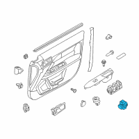 OEM Mercury Mariner Window Switch Diagram - 8L8Z-14529-AB