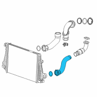 OEM Cadillac CTS Inlet Tube Diagram - 22799477