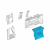 OEM Chevrolet Suburban 2500 Panel Asm-Front Side Door Trim *Neutral Diagram - 15281972