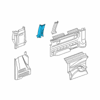 OEM 2021 Chevrolet Express 3500 Pillar Trim Diagram - 25853933