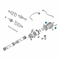 OEM 2013 Nissan Pathfinder Seal-Oil Diagram - 38342-3JA0A