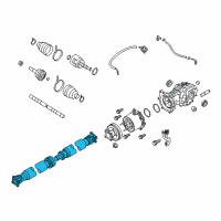 OEM Infiniti QX60 Propeller Shaft Assy Diagram - 37000-3JA2B