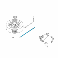 OEM 2001 Jeep Grand Cherokee Wrench-Wheel Lug Nut Diagram - 52059105AB