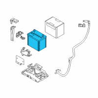 OEM 2017 Nissan Versa Note Batteries Diagram - 24410ZW40C