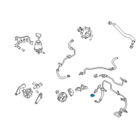 OEM 2003 Toyota Highlander Pressure Hose Gasket Diagram - 44327-30030