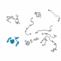 OEM Toyota Highlander Power Steering Pump Diagram - 44320-48040