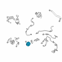 OEM 2006 Toyota Highlander Pulley Diagram - 44311-28110