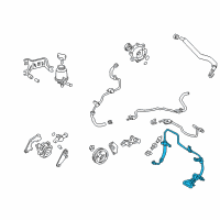 OEM Toyota Pressure Tube Diagram - 44410-48141
