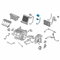 OEM Acura ILX Valve Assembly, Expansion Diagram - 80221-TR0-A02