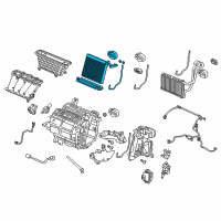 OEM 2017 Acura ILX Evaporator Diagram - 80211-TX6-A41