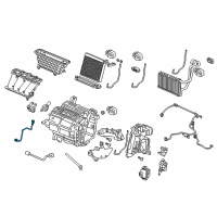 OEM 2013 Acura ILX Thermistor, Air Conditioner Diagram - 80560-TR0-A01