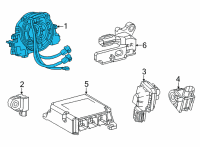 OEM Lexus NX350 CABLE SET, SPIRAL W Diagram - 84308-78060