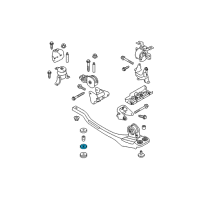 OEM 2010 Mercury Mariner Engine Support Insulator Diagram - YL8Z-6B072-CA