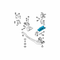 OEM 2011 Mercury Mariner Engine Support Bracket Diagram - YL8Z-6L062-AA