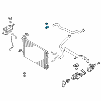 OEM 2012 Kia Sorento Bracket Assembly-Radiator Diagram - 253322P000