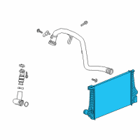 OEM Chevrolet Traverse Intercooler Diagram - 84224924