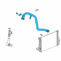 OEM 2019 Chevrolet Traverse Outlet Tube Diagram - 84499603