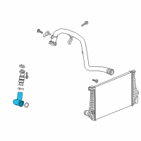 OEM 2018 Chevrolet Traverse Air Hose Diagram - 84307668