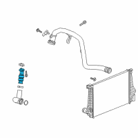 OEM Chevrolet Traverse Air Tube Diagram - 84307669