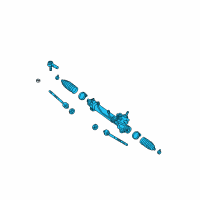 OEM Lexus Gear Assy, Power Steering Diagram - 44250-0E012