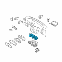 OEM 2010 Kia Optima Control Assembly-Heater Diagram - 972502G780K2