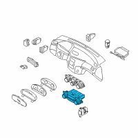 OEM 2010 Kia Optima Control Assembly-Heater Diagram - 972502G380K2