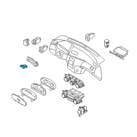 OEM Kia Optima Switch Assembly-Hazard Diagram - 937902G300VA