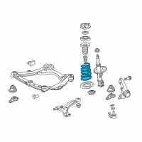 OEM 2014 Toyota Camry Coil Spring Diagram - 48131-06C50