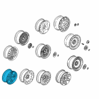 OEM 1997 BMW 740i Light Alloy Rim Polished Diagram - 36-11-2-229-731