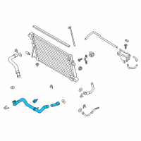 OEM Ford F-350 Super Duty Lower Hose Diagram - HC3Z-8286-E