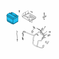 OEM Lincoln Battery Diagram - BXT-99RT4-A