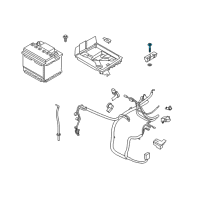 OEM 2007 Ford Explorer Bracket Bolt Diagram - -W712657-S439