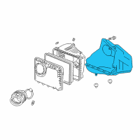 OEM 1999 Pontiac Grand Prix Housing Asm-Air Cleaner Lower Diagram - 10323232