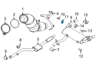 OEM 2020 BMW X4 Rubber Mounting Diagram - 18-20-8-572-512