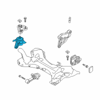 OEM 2017 Hyundai Sonata Engine Mounting Bracket Assembly Diagram - 21810-C2320