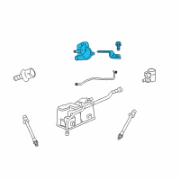 OEM 2009 Saturn Aura Purge Control Valve Diagram - 12611800